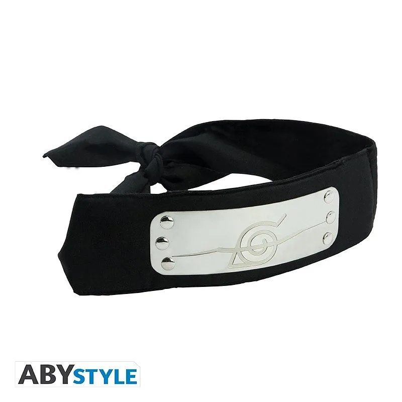 ABYSTYLE NARUTO SHIPPUDEN - Réplique de Bandeau Ninja - Anti Konoha (Black)