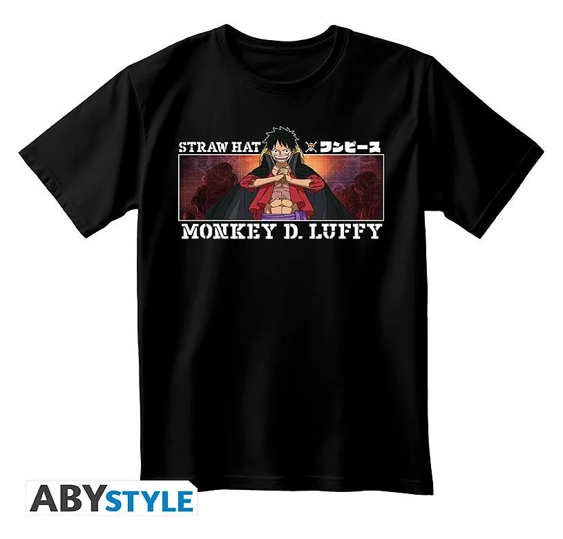 ONE PIECE - Tshirt unisex black - Monkey D. Luffy - Medium - Unisex T-shirts