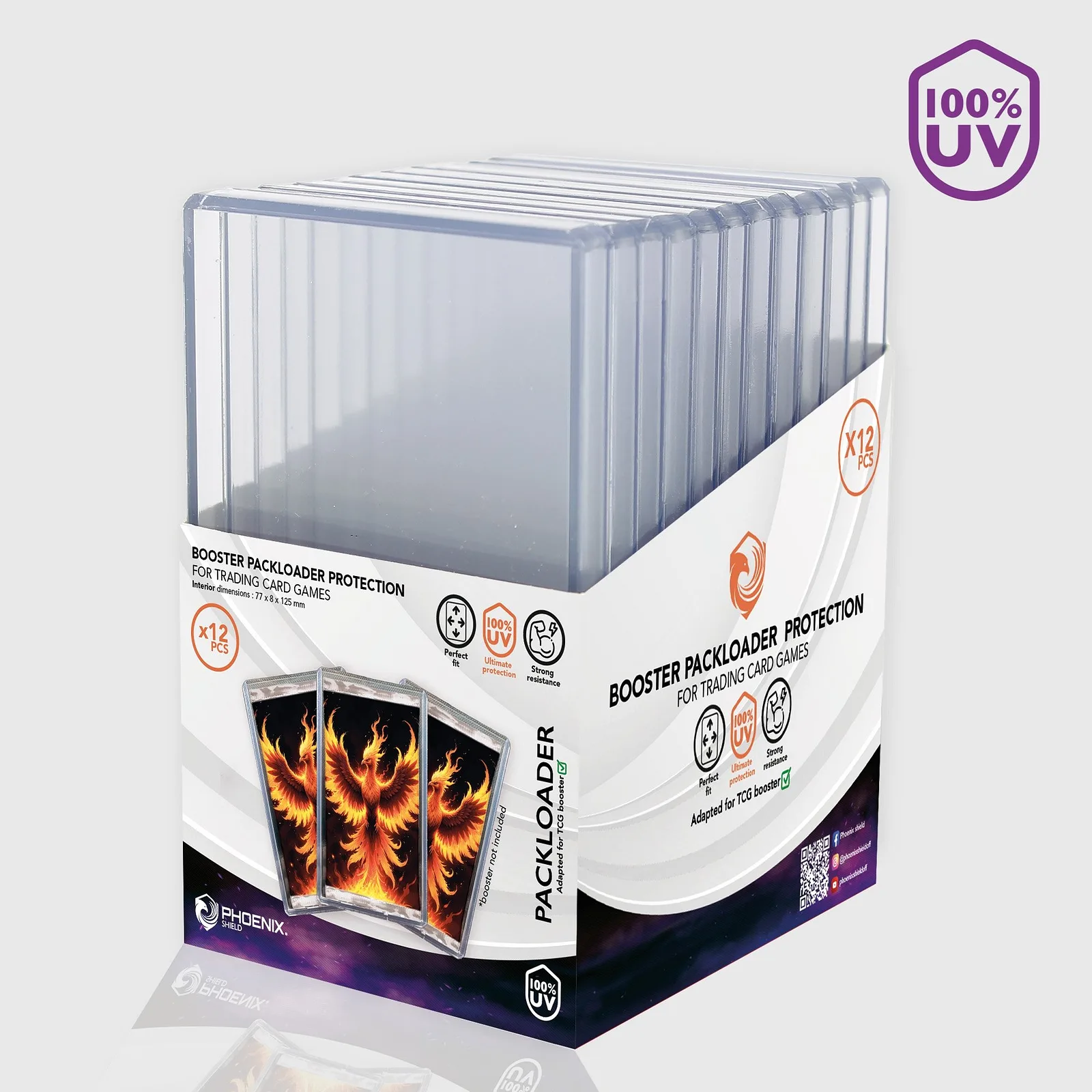 PHOENIX SHIELD Pack Loader Pokemon Boosters (12 Units)