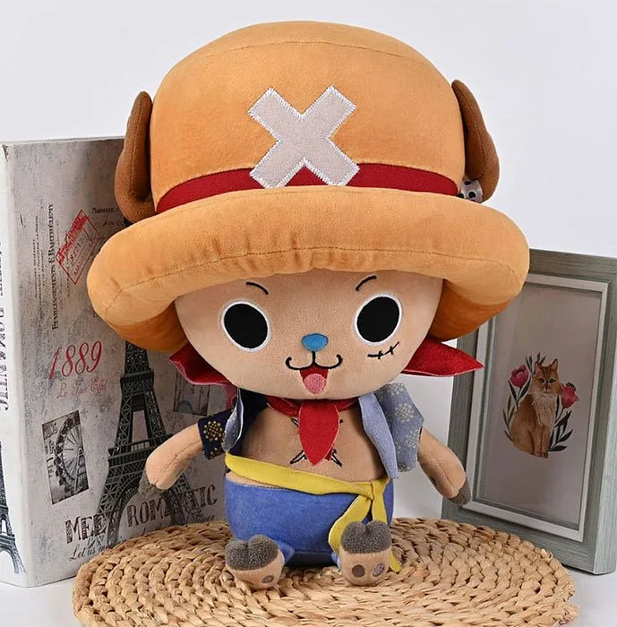 Peluche One Piece Chopper x Monkey D.Luffy V2 20cm