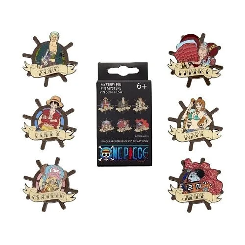 FUNKO Loungefly Mystery Pins - One Piece Mini Figures Tattoo 12pz