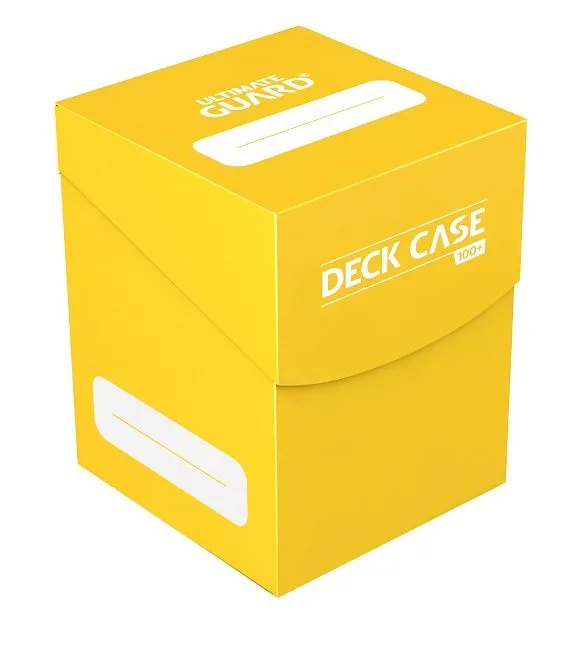 ULTIMATE GUARD Deck Case 100+ Standard Size Yellow