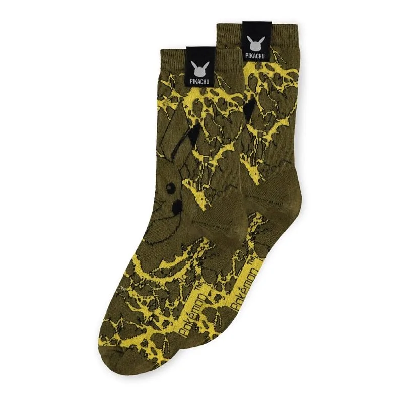DIFUZED Pokémon - Pikachu Men's Sport Socks (2Pack) 43-46