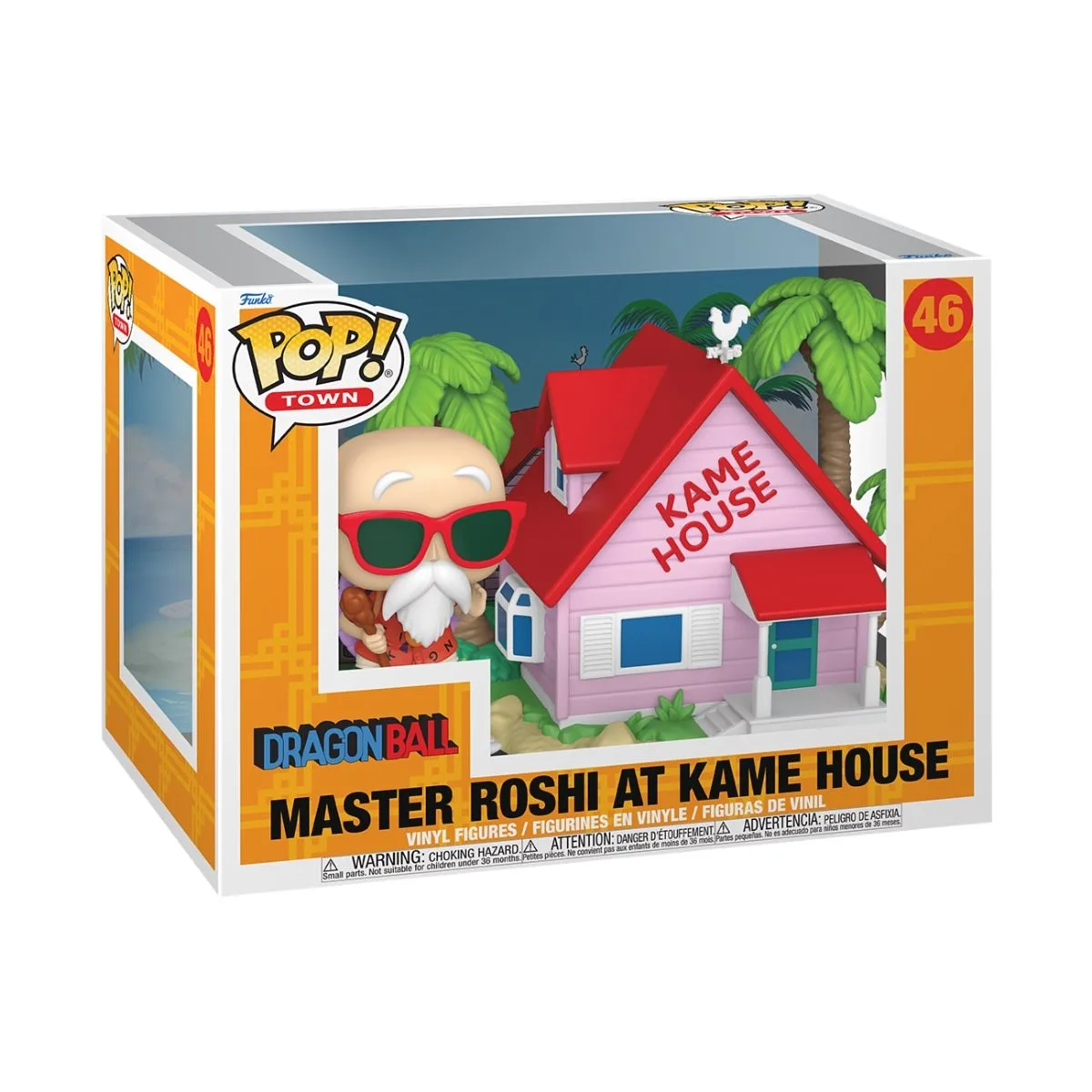 FUNKO POP Town: Dragon Ball- Kame House w/Master Roshi
