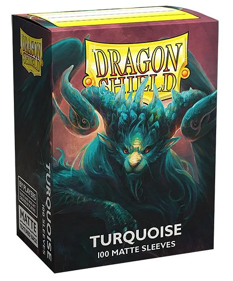 DRAGON SHIELD Fundas Estándar Mate Turquesa Atebeck 100pz
