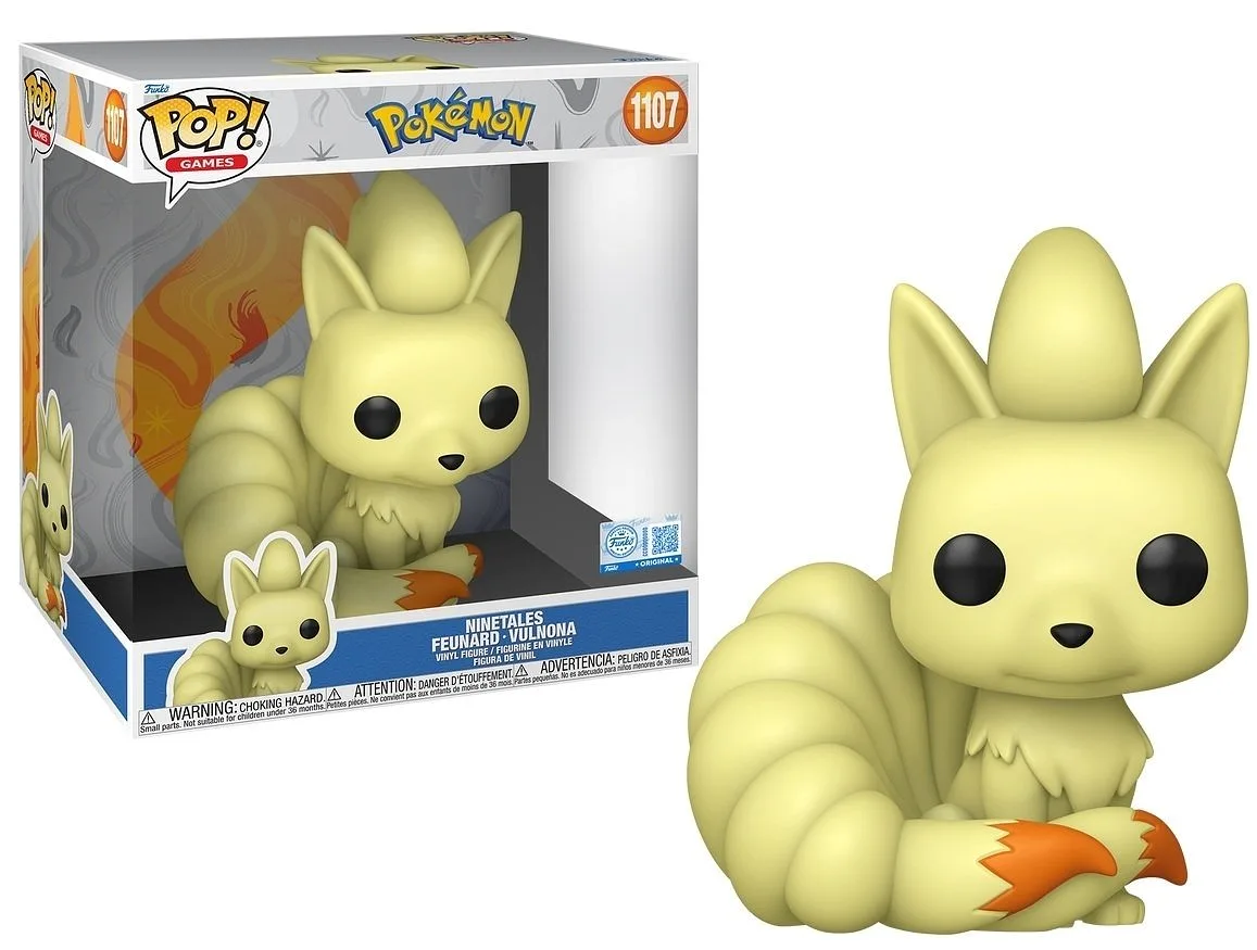 FUNKO POP Jumbo Pokemon - 1107 Ninetales (Exclusive) 25cm