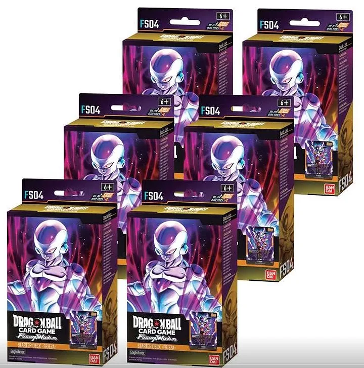 BANDAI DRAGON BALL SUPER FUSION WORLD Starter Deck FS-04 (3rd wave) Display 6x - FRIEZA - ENG