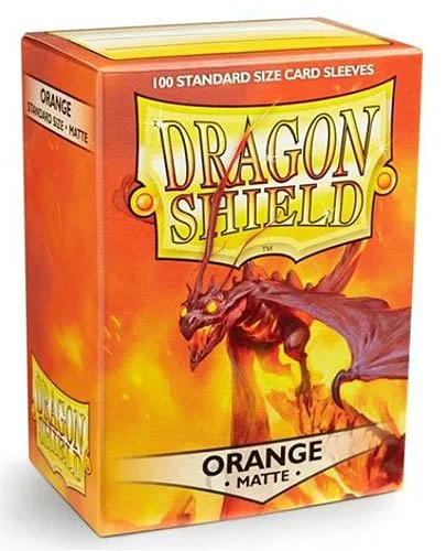 DRAGON SHIELD Protège-cartes Standard Matte Orange 100pz