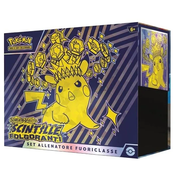 POKEMON - SV08 Scintille Folgoranti Set Allenatore Fuoriclasse - ITA (prodotto in allocazione)