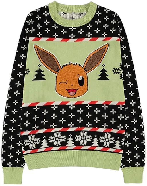 Maglione Natale Pokemon Eevee XXL