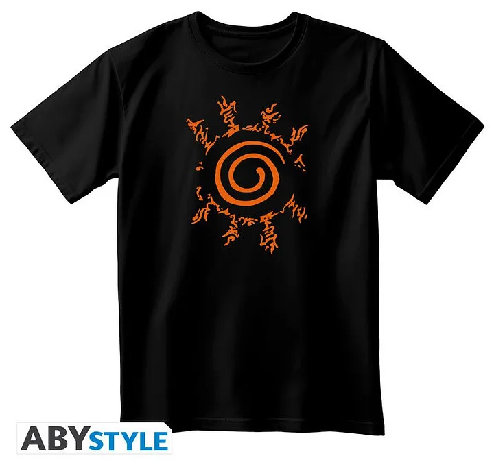 T-Shirt Naruto Shippuden Clan Uzumaki S Black