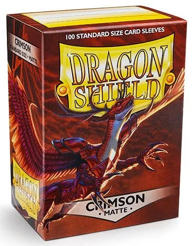 DRAGON SHIELD Bustine Standard Matte Crimson 100pz