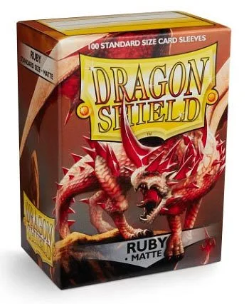 DRAGON SHIELD Bustine Standard Matte Ruby 100pz