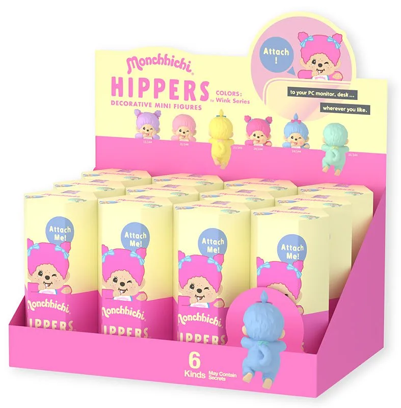 SONNY ANGEL Hippers Monchhichi Colors Wink 1pz Assortiment