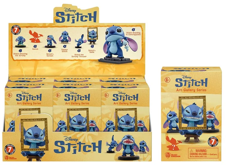 YuMe Hero Box Disney Stitch Art Gallery 1pz Assortimento