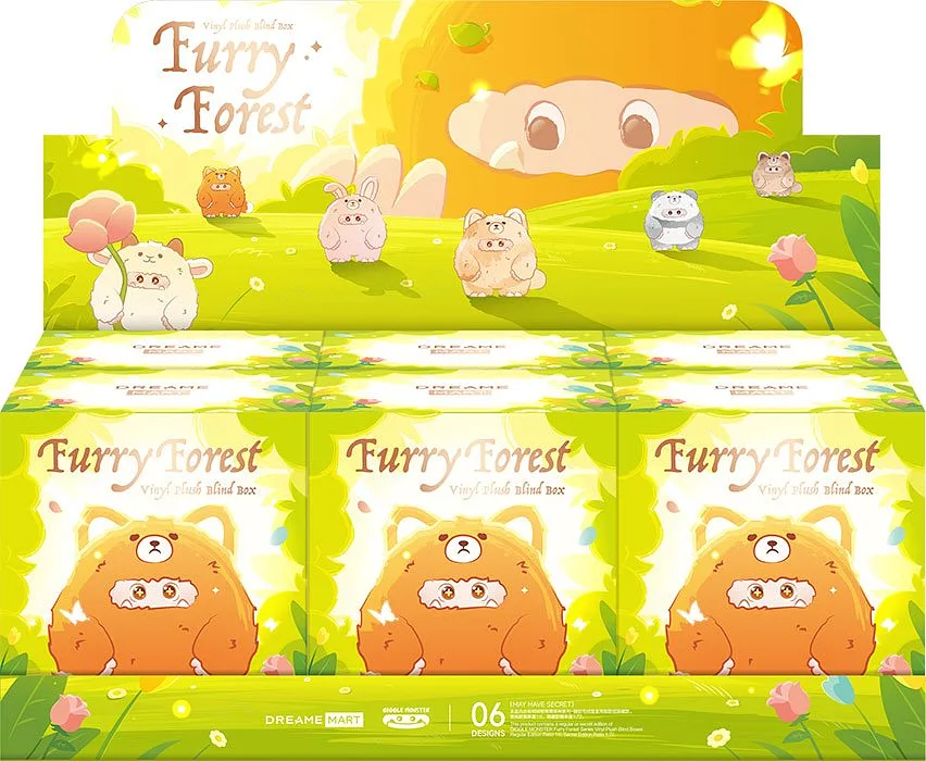 GIGGLE MONSTER V2 Furry Forest Series 2 1pz Assortimento