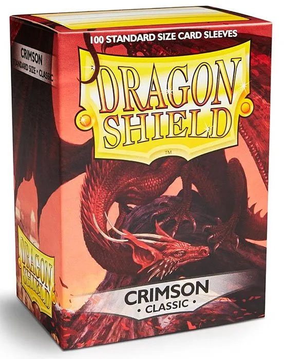 DRAGON SHIELD Bustine Standard Classic Crimson 100pz