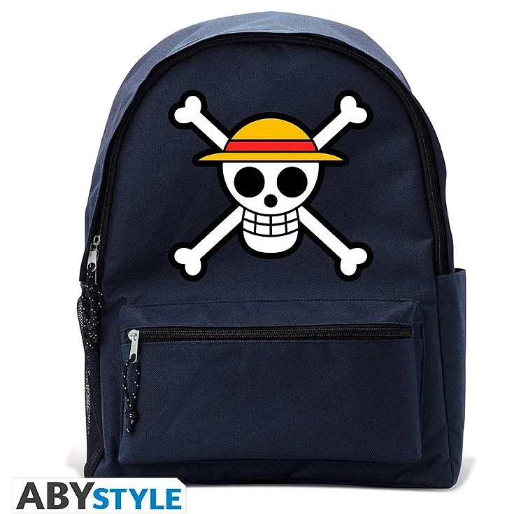 ABYSTYLE ONE PIECE - Sac à dos bleu - "Skull"