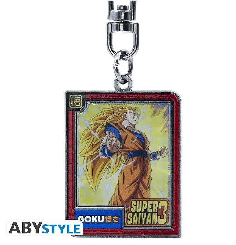 ABYSTYLE DRAGON BALL - Porte-clés Lenticulaire - DBZ/Goku Super Saiyan