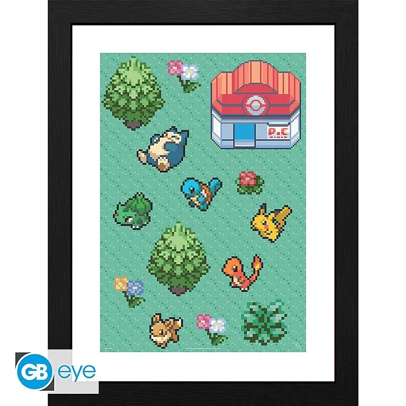 ABYSTYLE ONE PIECE - Affich Cadre: "Pixel Art" (30x40)