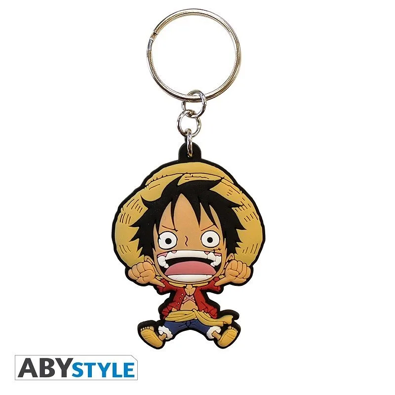 ABYSTYLE ONE PIECE - Porte-clés : "Luffy SD" PVC