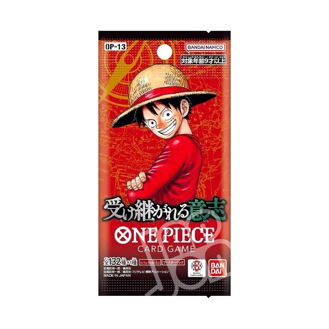 ONE PIECE CARD GAME: OP-13 Carryng On His Will - Booster Pack JAP - (Produit de collection)