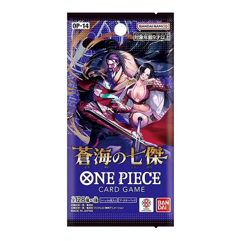 ONE PIECE CARD GAME: OP-14 The Azure Sea's Seven - Booster Pack JAP - (Collectible Product)