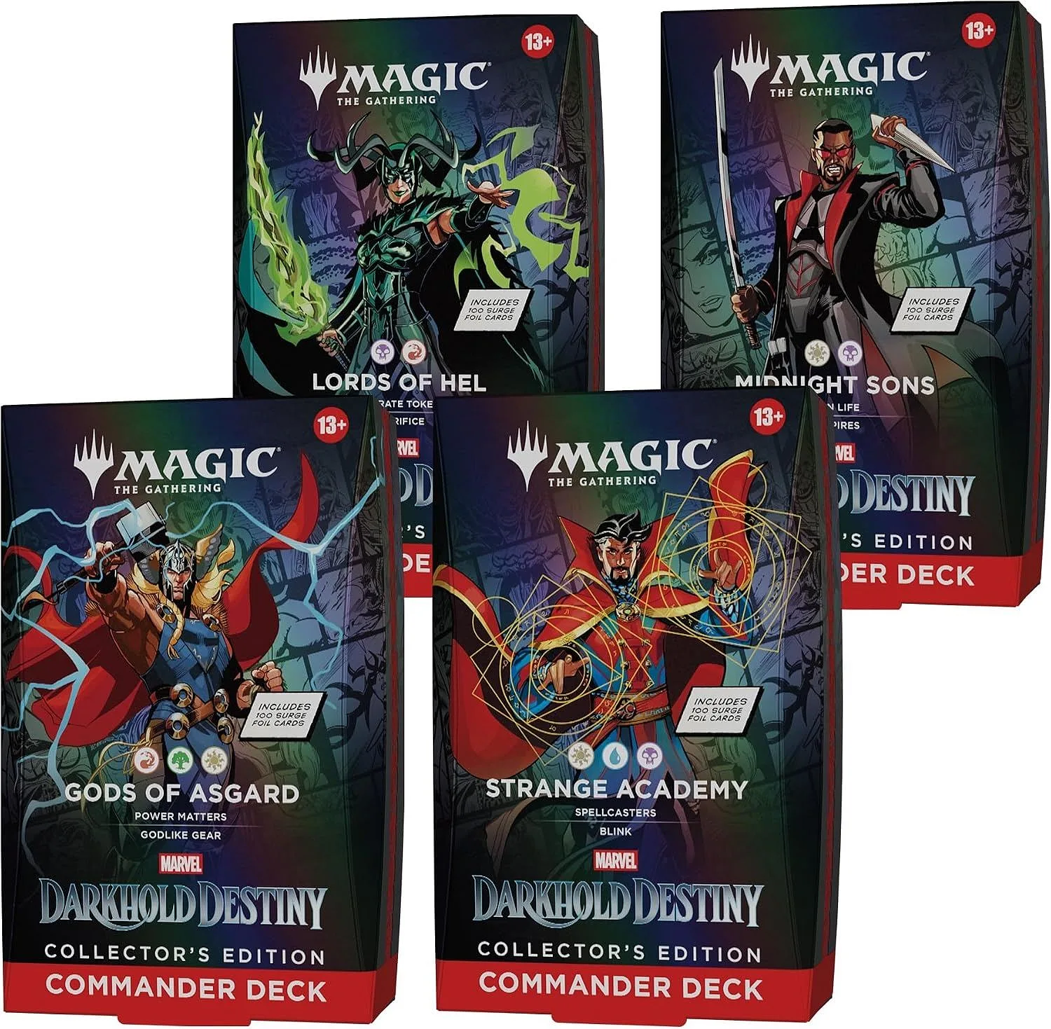 Magic: The Gathering - Marvel Darkhold Destiny Collector's Commander Display (4 decks) - ENG (possible allocation)