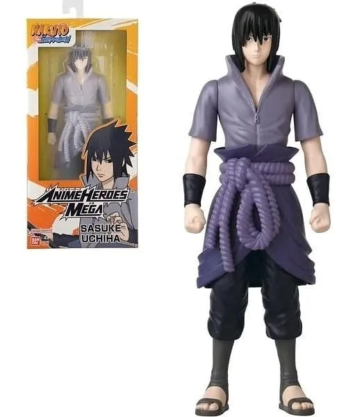BANDAI RED Naruto : Anime Heroes Mega - Sasuke Uchiha 30cm