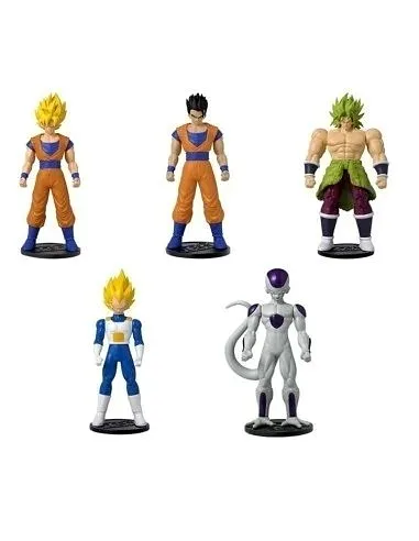 BANDAI RED Dragon Ball : Figurines Flash Series - Assorti 6 pièces 10cm