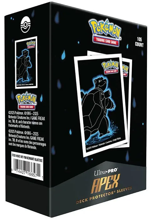 ULTRA PRO Neon Kanto Bustine Protettive APEX Blastoise 105pz