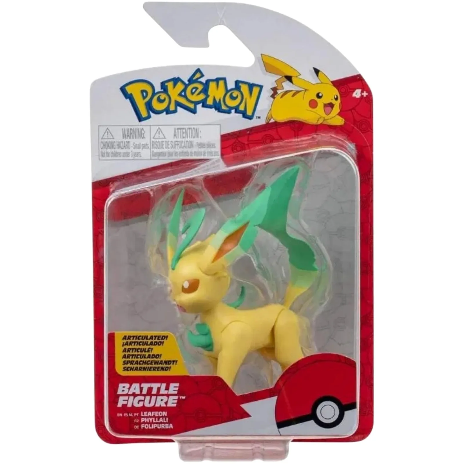 JAZWARES Battle Figure : Pokemon - Leafeon