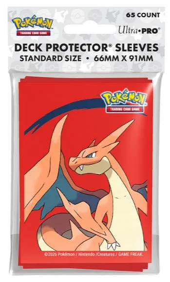 ULTRA PRO Bustine Protettive Pokemon Mega Charizard Y 65pz