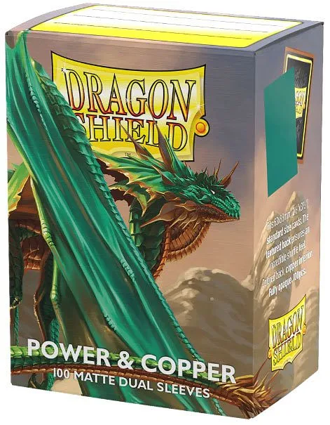 DRAGON SHIELD Bustine Standard Matte Power & Copper 100pz