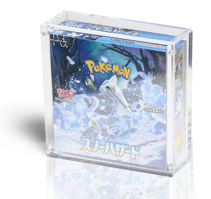 Acrylic Box Protection Pokemon JPN Display de 30 boosters