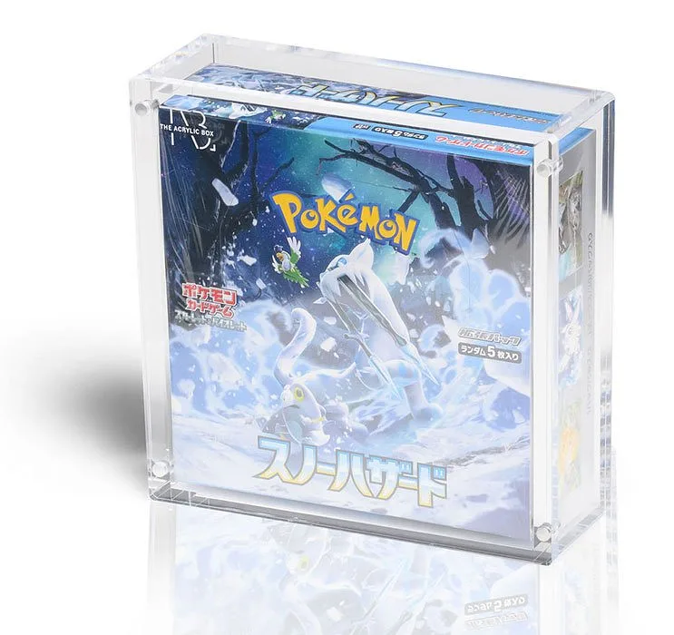 Acrylic Box Protection Pokemon JPN Display de 30 boosters