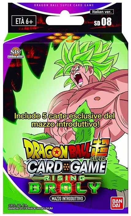 Dragon Ball ITA Super Rising Broly SD08 1 Mazzo