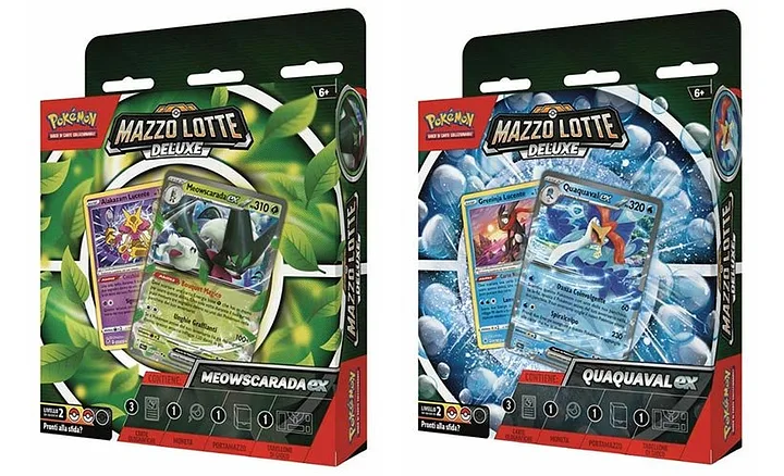 Pokemon ITA Mazzo Lotte Deluxe Meowscarada Ex / Quaquaval Ex