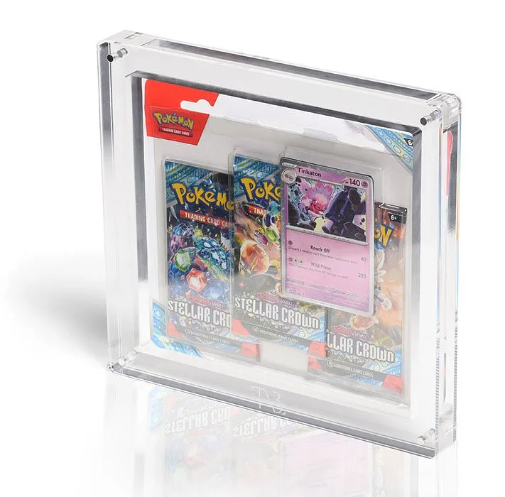 Acrylic Box Protection Pokemon 3-Pack Blister