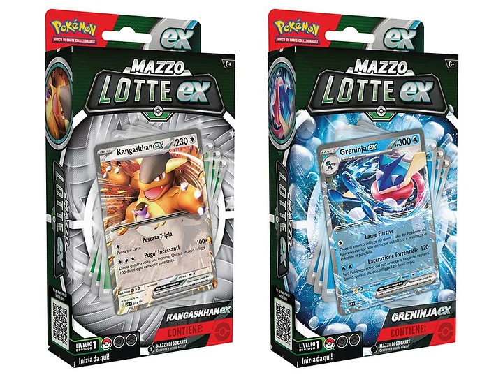 Pokemon ITA Mazzo Lotte Ex Kangaskhan e Greninja