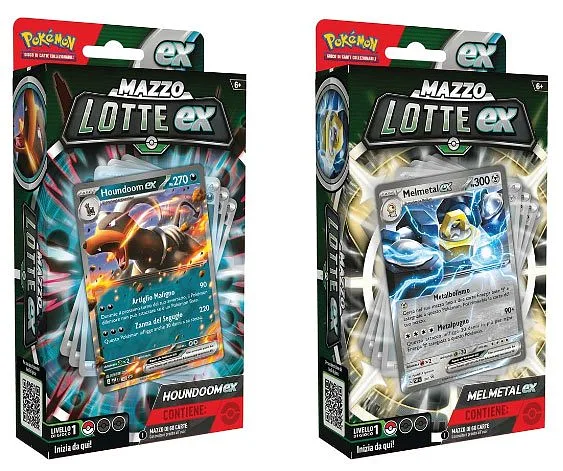 Pokemon ITA Mazzo Lotte Houndoom Ex / Melmetal Ex