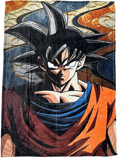 Coperta in Pile Dragon Ball Goku 130x180cm