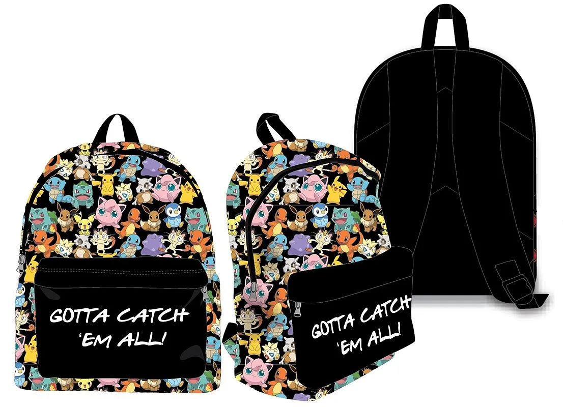Mini Zaino Pokemon Gotta Catch 'em All