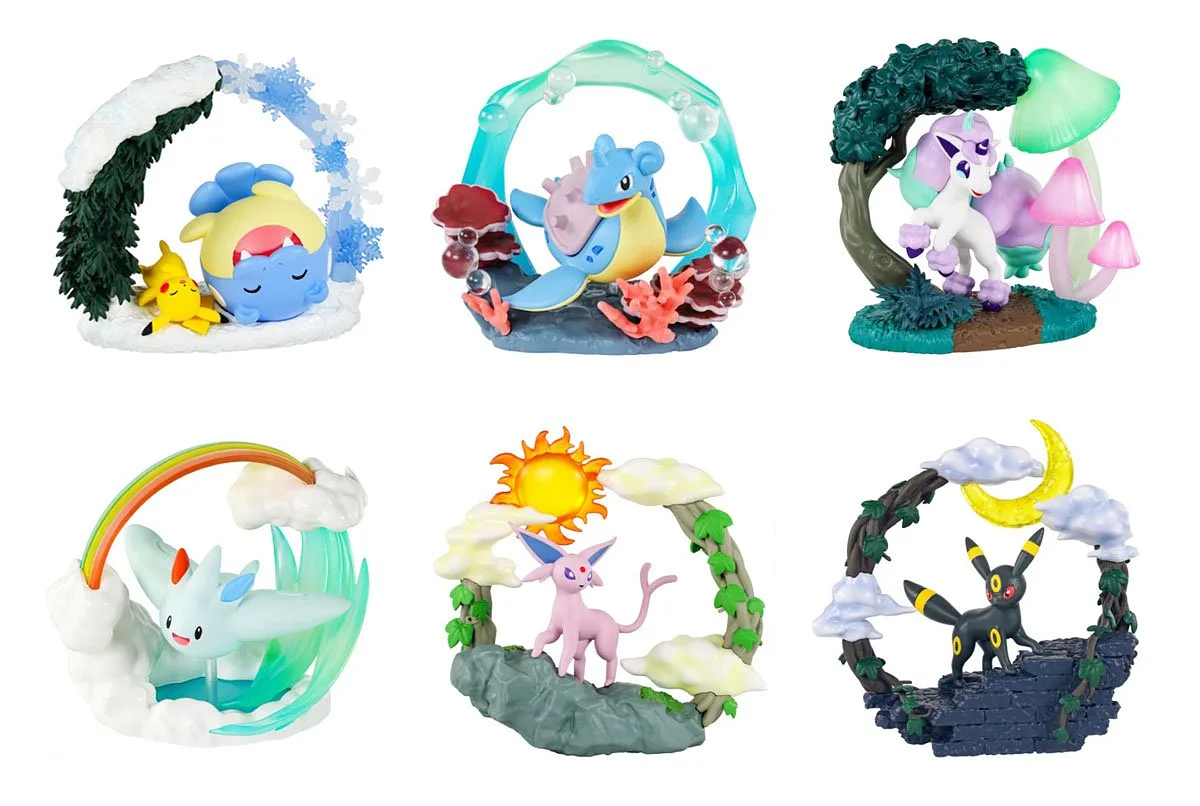 Pokemon Circular Diorama Collection 1pz Assortimento