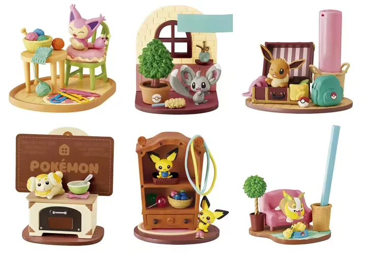 Pokemon DesQ Relaxing Home 1pz Assortimento