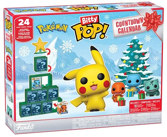 FUNKO ADVENT COUNTDOWN CALENDAR Pokemon 24 Days