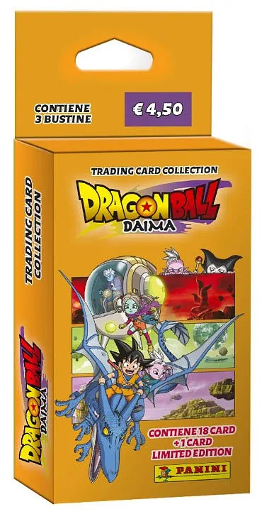 PANINI Dragon Ball DAIMA Ecoblister 3 Buste + Limited Ed.